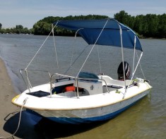 Barca Angelo Molinari 410 cu motor Mercury 40CP si peridoc foto