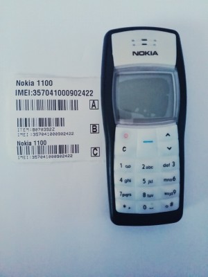 Telefon Nokia 1100 negru / functioneaza in orice retea / reconditionat foto