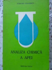Analiza Chimica A Apei - Dumitru Ceausescu ,405935 foto
