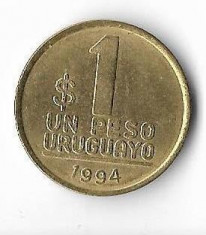 Moneda 1 peso 1994 - Uruguay foto