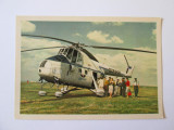 Elicopter pasageri MI-4,carte postala necirculata Aeroflot din anii 50