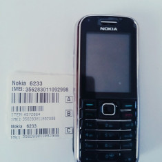 Telefon Nokia 6233 negru / produs original / functioneaza in orice retea