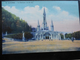 CARTE POSTALA-LOURDES-BAZILICA-NECIRCULATA, Fotografie