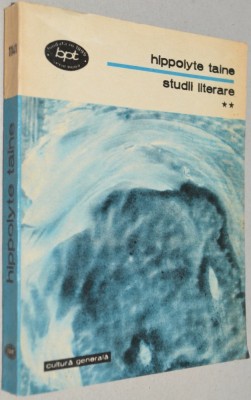Hippolyte Taine, Studii Literare vol. II foto