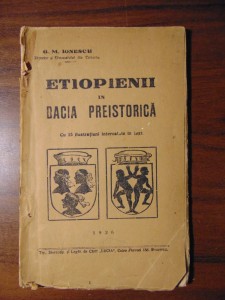 Etiopienii In Dacia Preistorica G M Ionescu 1926 Okazii Ro