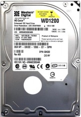 Hard-disk WD 120 GB-Caviar, Sata2, 7200 rpm, 8MB, NOU, 36 zile, 100% health L170 foto
