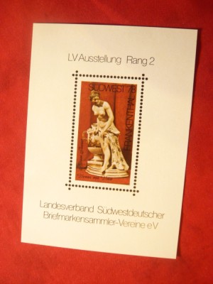 Colita de Expozitie LV Ausstelung Rang 2 - Arta 1978 foto