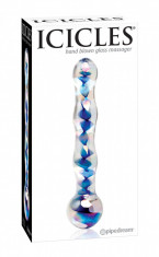 Dildo dublu din sticla - Icicles No 8 foto