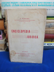 G. PLASTARA - ENCICLOPEDIA JURIDICA - ALCALAY ~ 1915 foto