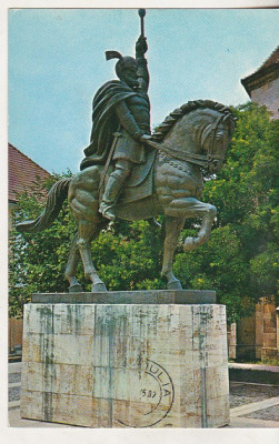 bnk cp Alba Iulia - Monumentul lui Mihai Viteazul - necirculata foto