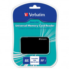 Cititor de carduri Verbatim Universal , USB 2.0 , Negru foto