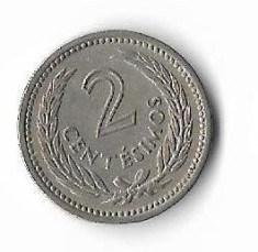 Moneda 2 centesimos 1953 - Uruguay foto