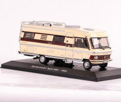 Macheta autorulota Mercedes Benz Hypermobil Type 650 - 1985 scara 1:43 foto