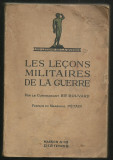 H. Bouvard / Lectiile militare ale Primului Razboi Mondial 1920 (in franceza)