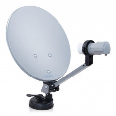Antena receiver satelit cu LNB universal pentru, rulota ,camping... etc foto