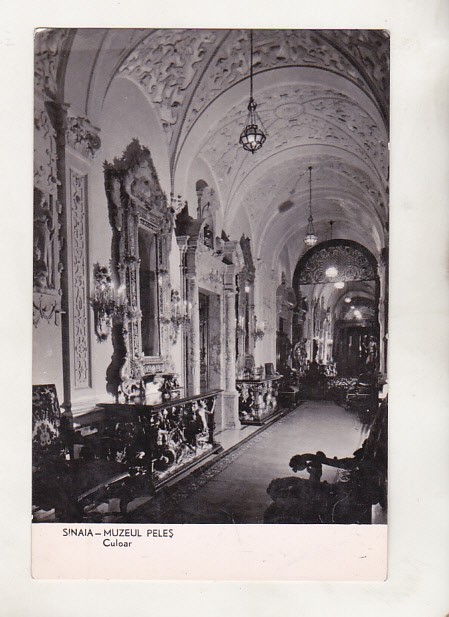 bnk cp Sinaia - Muzeul Peles - Culoar - necirculata