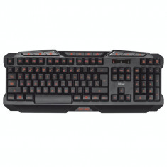 Tastatura gaming Trust GXT 280 , USB , Iluminare LED , Negru foto