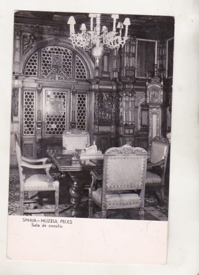 bnk cp Sinaia - Muzeul Peles - Sala de consiliu - necirculata foto