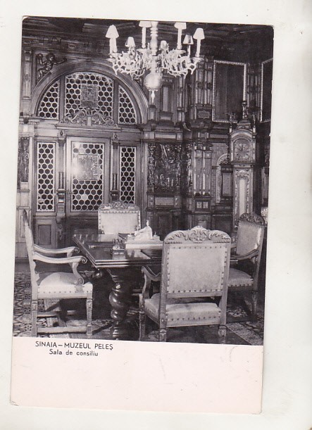 bnk cp Sinaia - Muzeul Peles - Sala de consiliu - necirculata