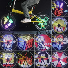 Kit tuning roata bicicleta reda 25 imagini presetate, 96 LED-uri foto