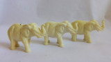 (T) 3 figurine elefanti gen Linde, plastic, 6,5x4 cm, deosebite, vintage