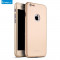 Husa fata-spate iPaky pentru iPhone 6PLUS/6S PLUS folie de sticla gratis -Auriu