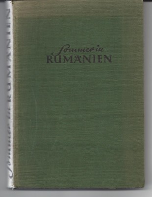 Sommer in Rumanien/Vara in Romania album fotografii alb-negru 1940 cartonată CS foto