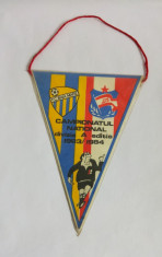 (T) Fanion Dinamo - FC Baia Mare Campionatul national divizia A editia 1983/1984 foto