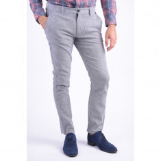 Pantaloni Selected Shharval Slim St Pants Salt / Pepper foto