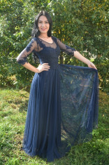 Rochie (Culoare: BLEUMARIN, Marime: 38) foto