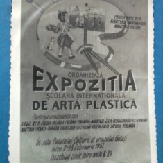 Expozitia scolara internationala de arta plastica Galati - Crucea Rosie RPR 1957