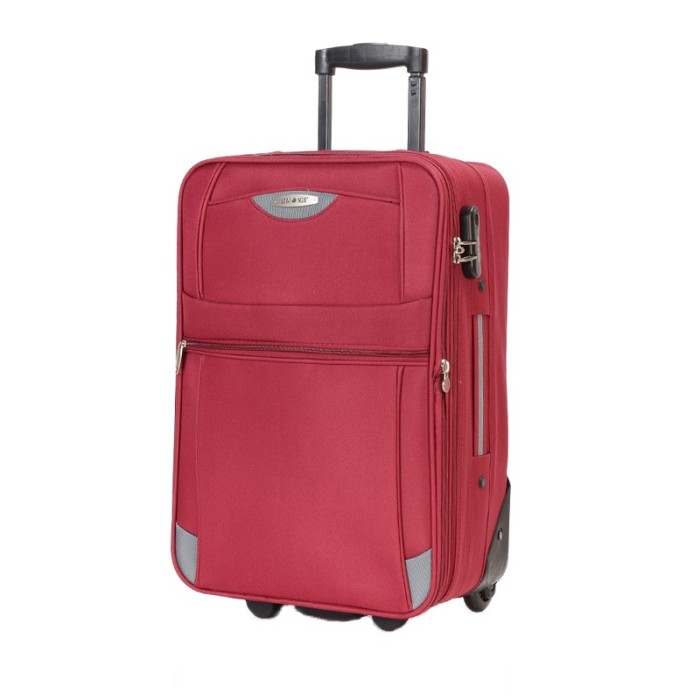 Troler Atlanta Lamonza, 55 cm, Visiniu foto mare Troler Atlanta Lamonza, 55 cm, Visiniu foto mare