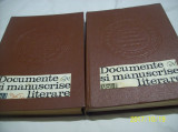 Documenete si manuscrise literare ,vol I,II, an 1967,1969