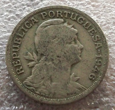 P2. Portugalia 50 centavos 1946 ** foto
