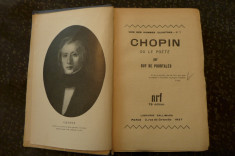 Chopin de Guy de Pourtales Ed. Gallimard Paris 1927 foto