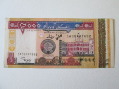 Sudan 2000 Dinars 2002 foto