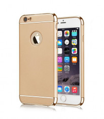 Husa telefon Iphone 6PLUS/6SPLUS ofera protectie 3in1 Ultrasubtire - Gold foto