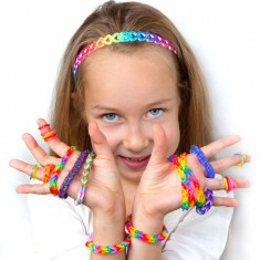 Elastice pentru Impletit Bra?ari Loom Bands (pachet de 200) foto