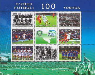 UZBEKISTAN 2012, Sport - Fotbal, serie neuzata, MNH foto