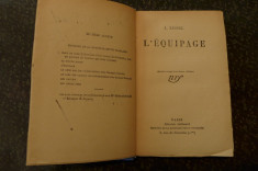 L&amp;#039;Equipage de J. Kessel Ed. Gallimard Paris 1924 foto