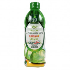 Suc Bio de Aloe Vera cu pulpa Ultra+++ Benessere, 1000 ml foto