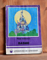 Carte - Basme - Mihai Eminescu ( Colectia: Literatura De Ghiozdan Nr.30 ) #184 foto