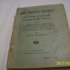 diletantul roman-autor iosif velcean,an 1907