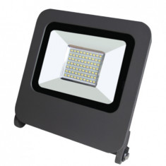 Proiector led 50W SMD IP65 6400K, Gri, Braytron foto