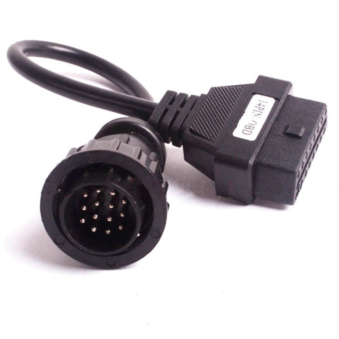 Adaptor Sprinter si Vw LT - 14 pini la OBD2 pentru Autocom / Delphi