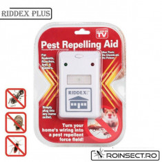 Pest Repeller Riddex Plus - aparat electronic cu unde electromagnetice impotriva rozatoarelor si a foto