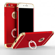 Husa telefon Iphone 6PLUS/6S PLUS ofera protectie 3in1 Ultrasubtire (Ring) - RED foto