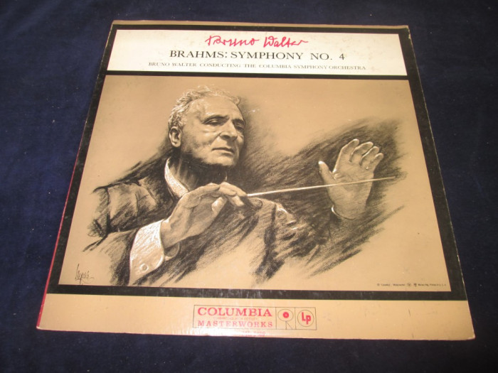 Brahms/Bruno Walter - Symphony No.4 _ vinyl,LP _ Columbia (Canada)