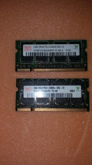 Memorie Laptop Hynix Sodimm DDR2 4 GB - 2 X 2 GB 666 Mhz PC3-5300 foto