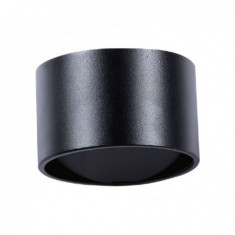 Aplica led Rotunda 8W, Neagra, Braytron, lumina calda foto